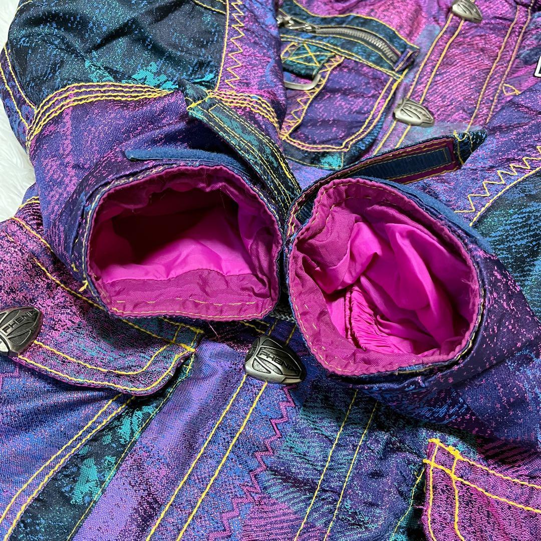 美品 平成レトロ 90's Phenix スノーウェア上下 スキー スノボ