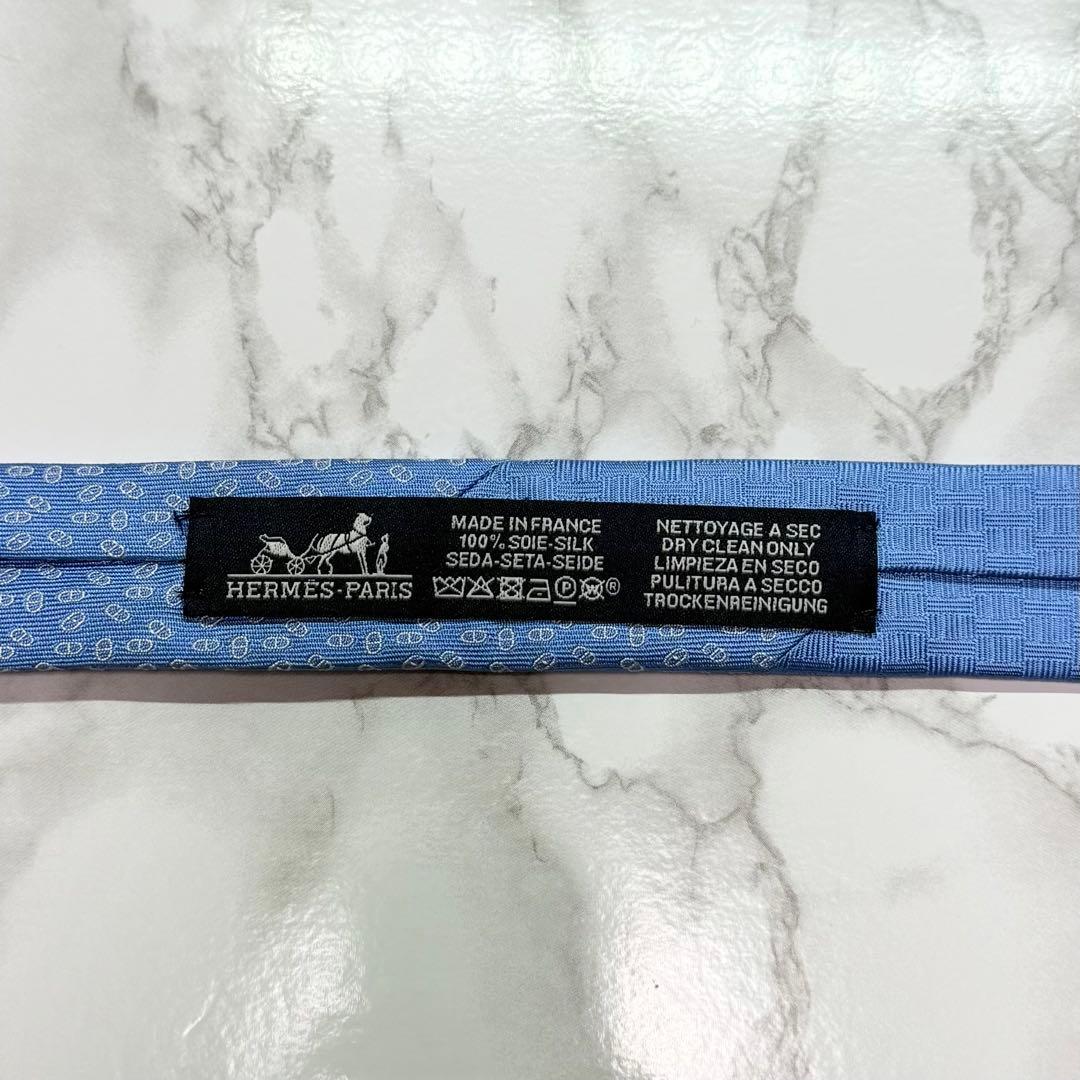 ✨極美品✨ 現行タグ HERMES ネクタイ 2way シルク100% H織タイ