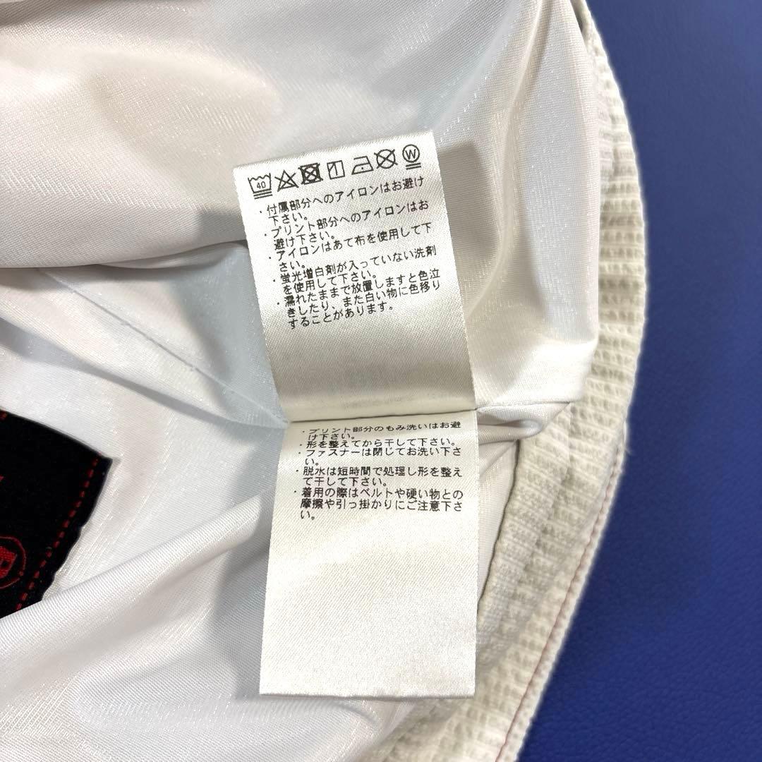 ブリーフィングゴルフ　ハーフパンツ　シアサッカー　ホワイト系　M