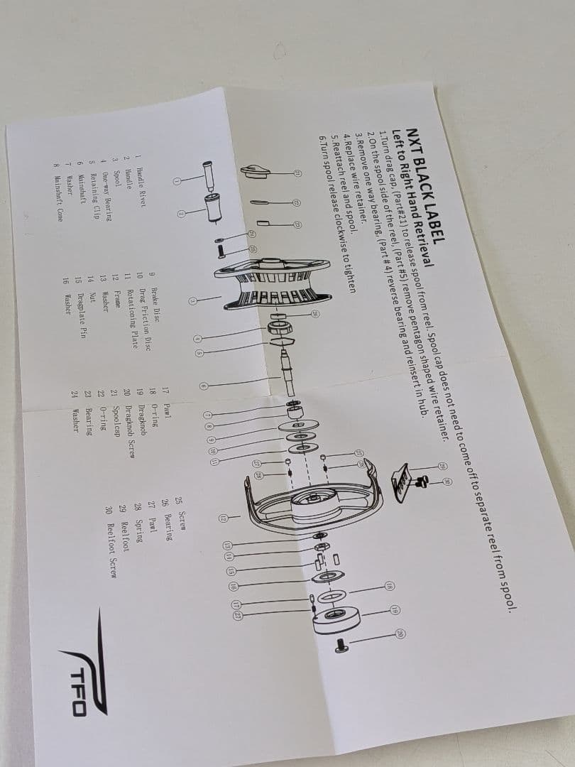 TFO NXTブラックラベルリール 3