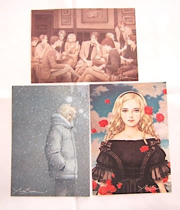 本246／コミック　星の時計のLiddell 1~3巻+ピンナップカード3枚付き