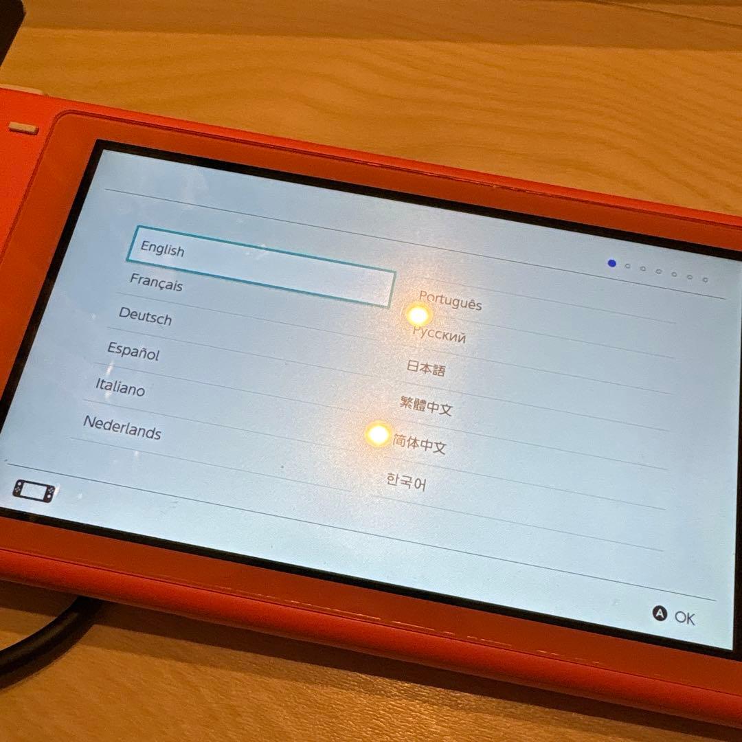 スイッチライト　ピンク