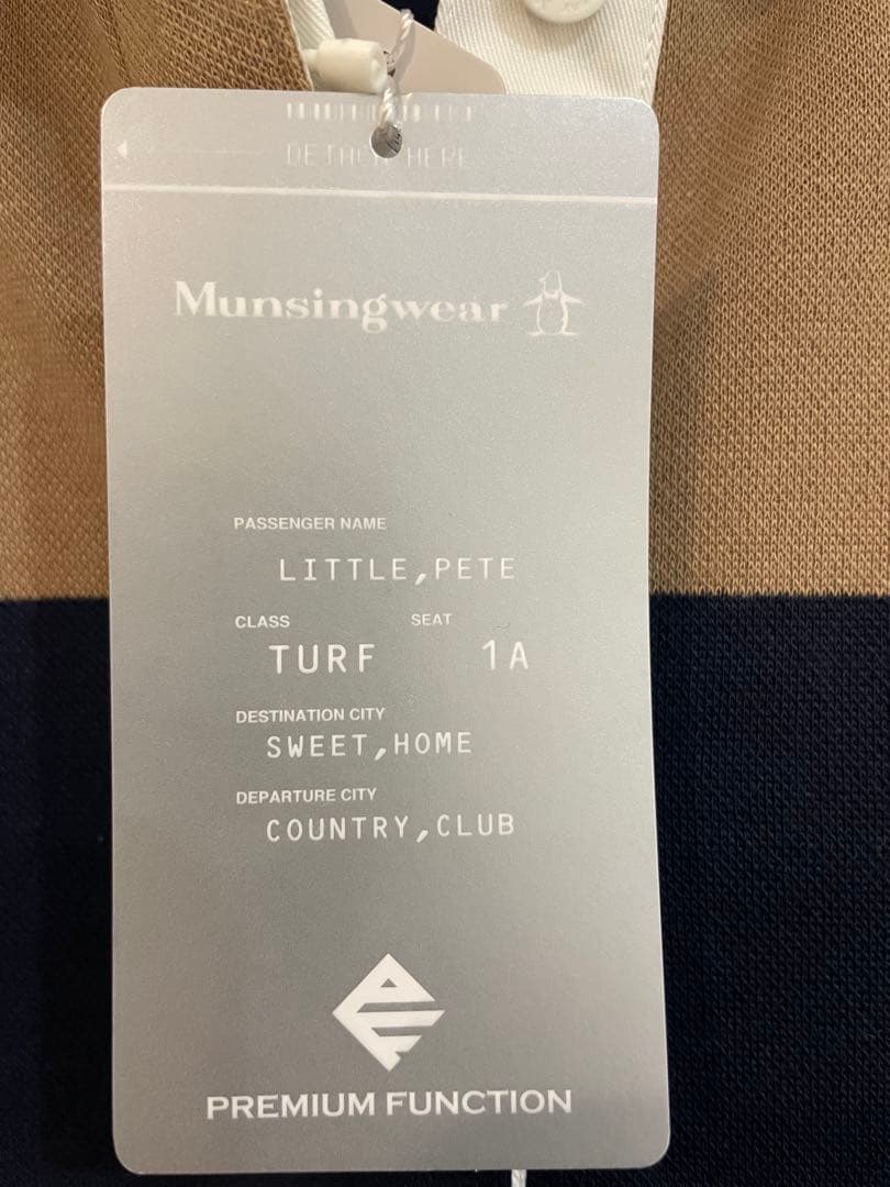 新品　Munsingwearワンピース　ポロシャツ　マンシングウェア　【M】