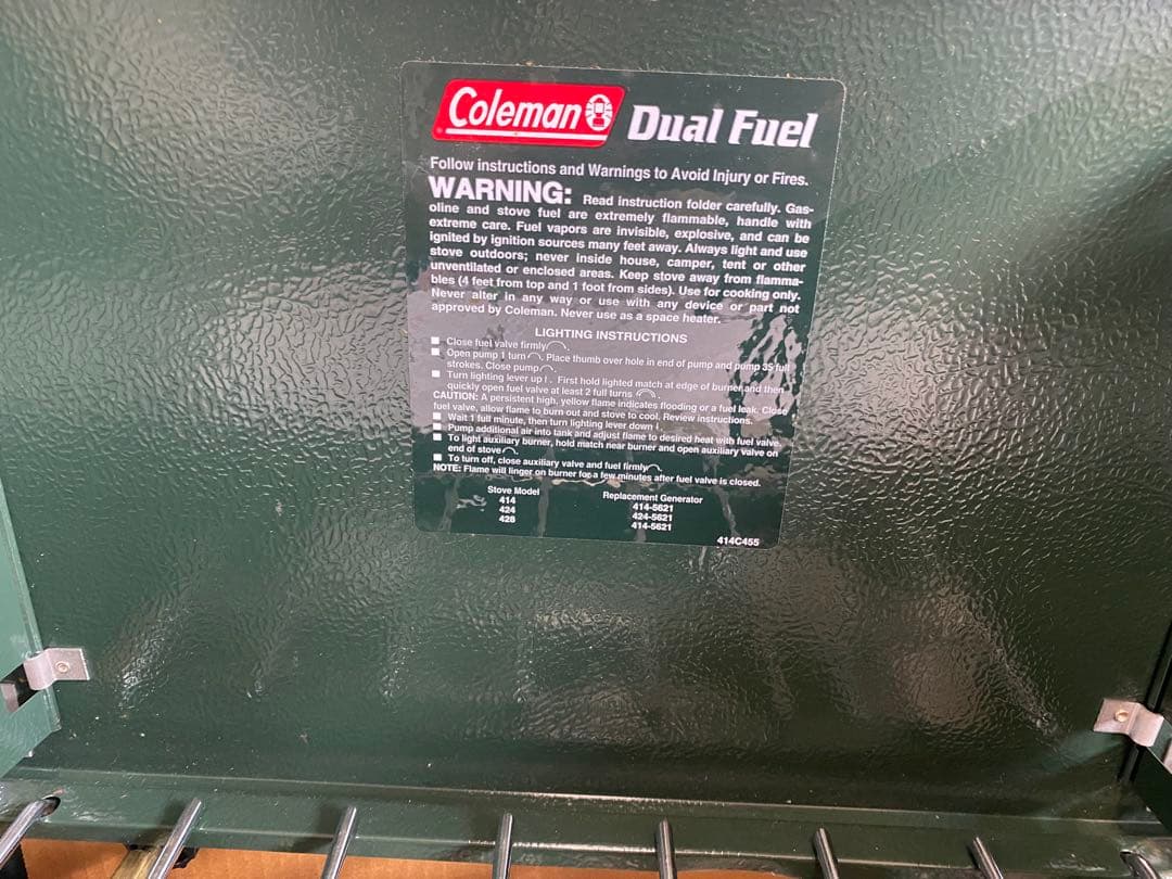 【新品未使用】コールマンDual Fuel Campstove 424