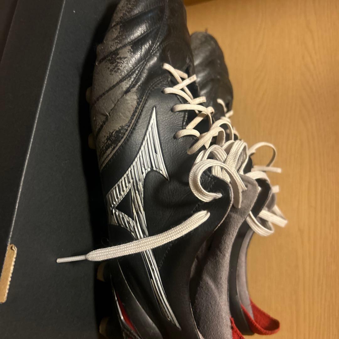 Mizuno サッカーシューズ ブラック/レッド