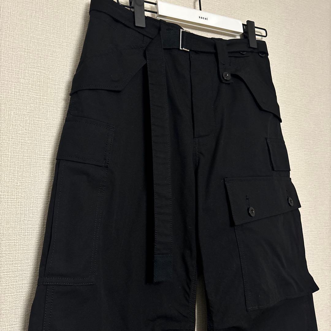 【即発送】 sacai cotton nylon cargo pants