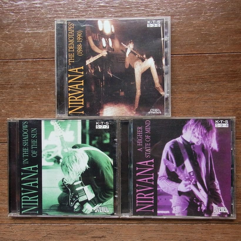 NIRVANA ライブ & デモ CD 3枚セット KTS ニルヴァーナ