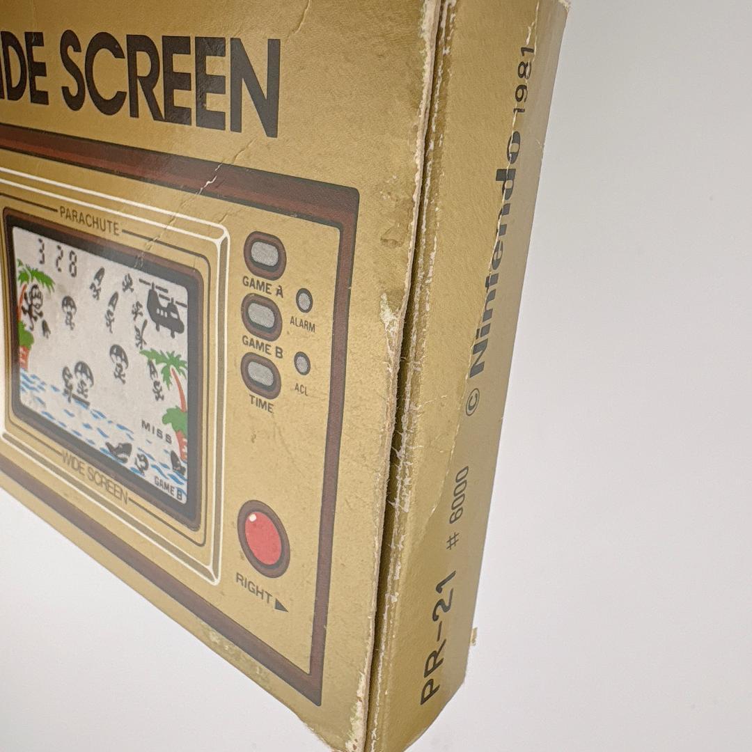 【箱付】ゲームウォッチ PR-21 WIDE SCREEEN パラシュート