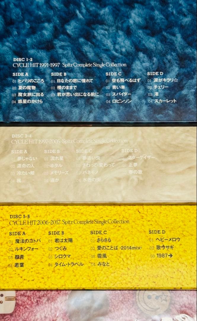 Spitz CYCLE HIT1991-2017 6枚組アナログ盤ボックスセット