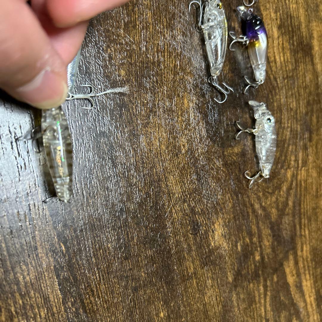 メバルミノー7本セット　リッジ　ガンシップ　シラスミノーなどケース付き