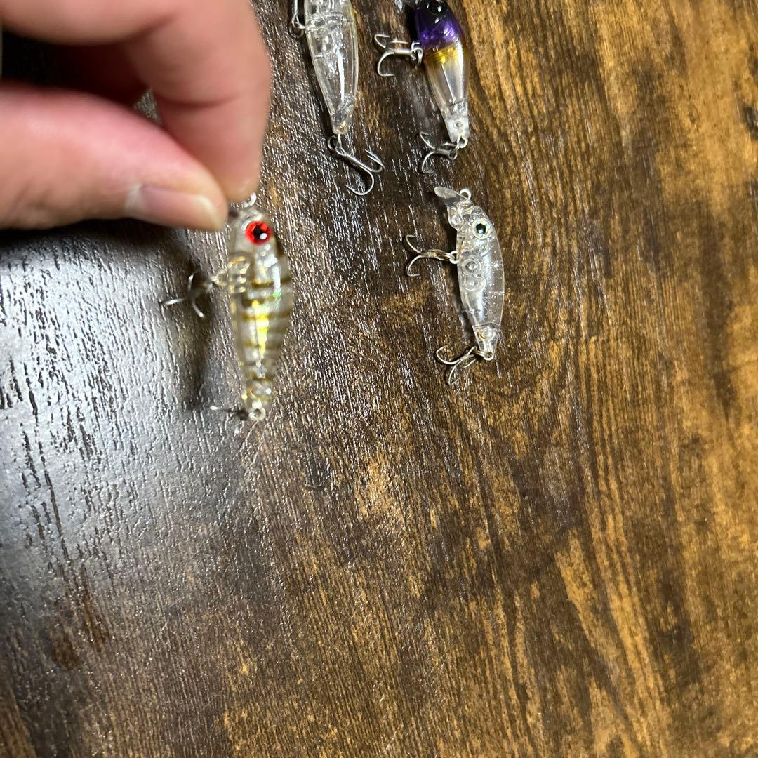 メバルミノー7本セット　リッジ　ガンシップ　シラスミノーなどケース付き