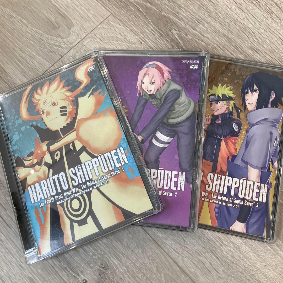 NARUTO-ナルト- 疾風伝 忍界大戦・第七班再び 全3巻セットDVD