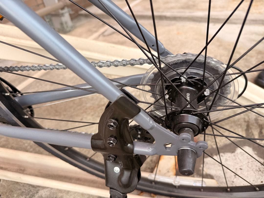 【新品】クロスバイク スマホホルダー付き