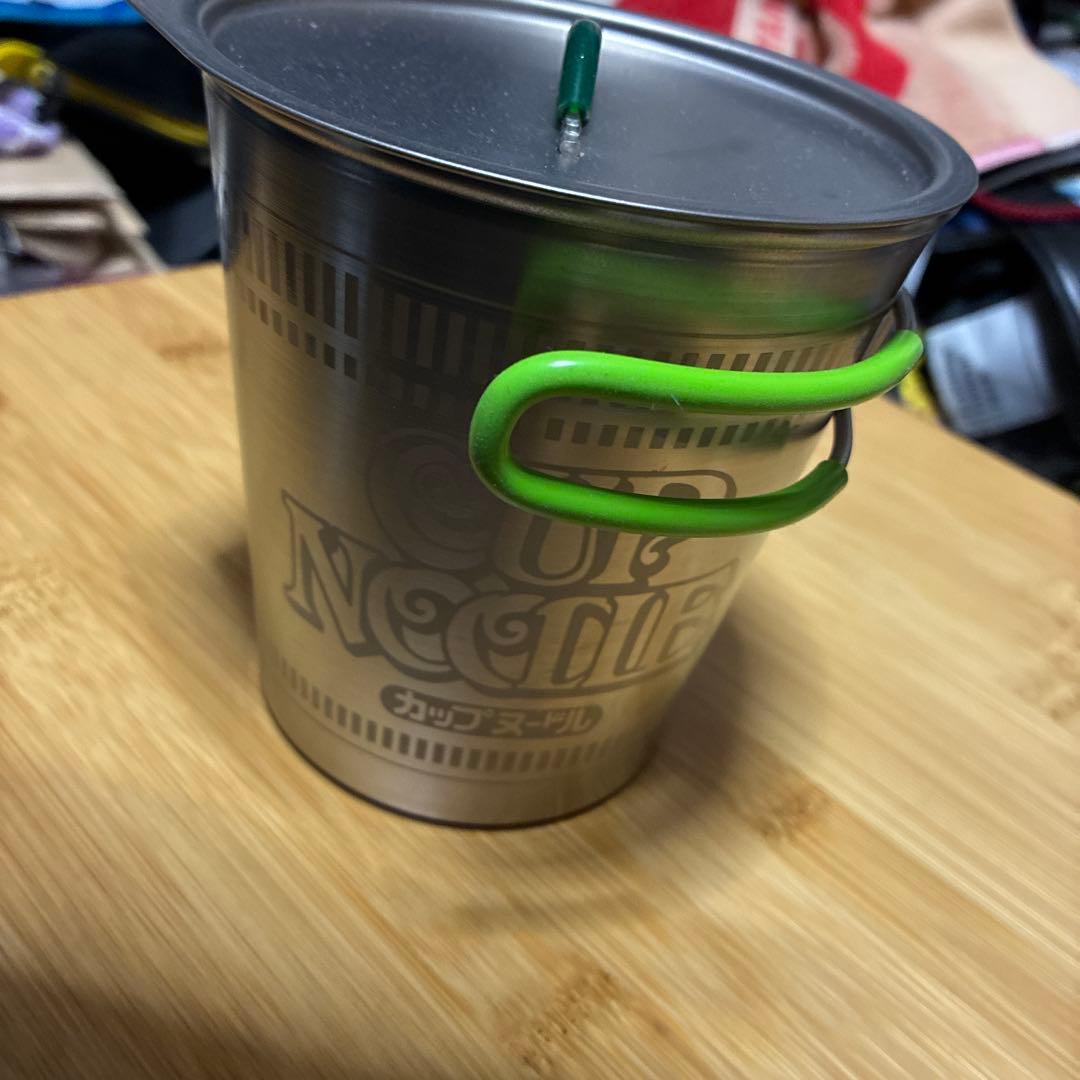 ヒ*ん様 カップヌードル 山の日 設定記念 チタンクッカー 限定 軽量 登山 袋