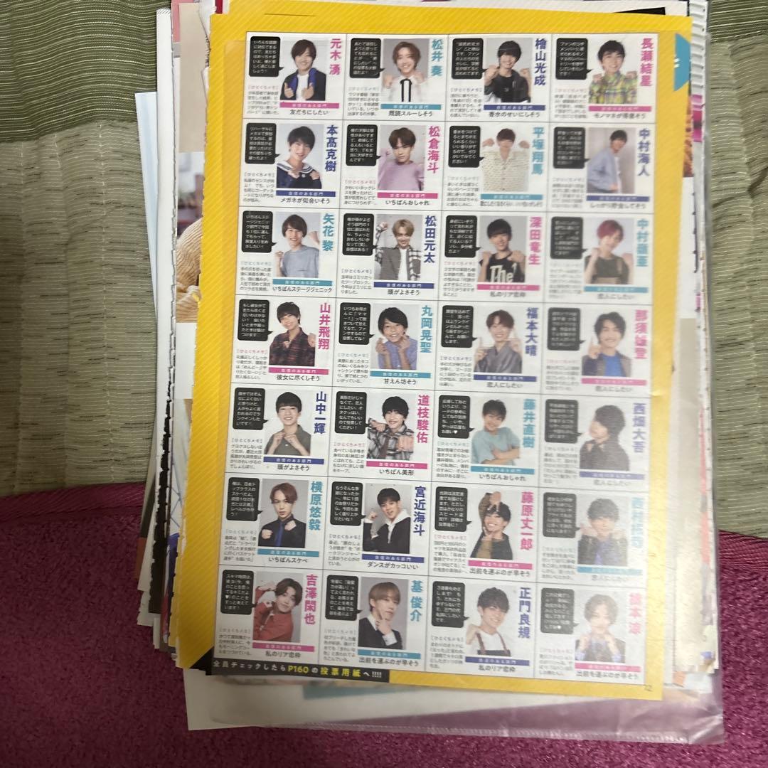アイドル雑誌 切り抜き300枚