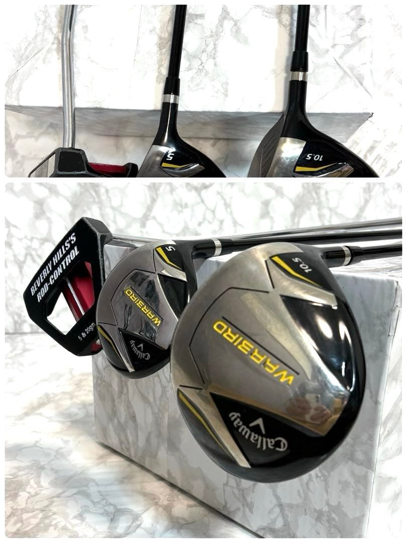 【良品】キャロウェイ ウォーバード メンズゴルフセット フレックスR 右利き用