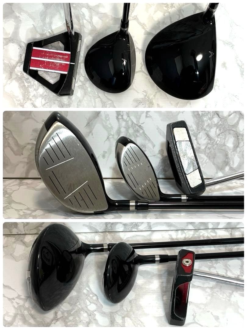 【良品】キャロウェイ ウォーバード メンズゴルフセット フレックスR 右利き用