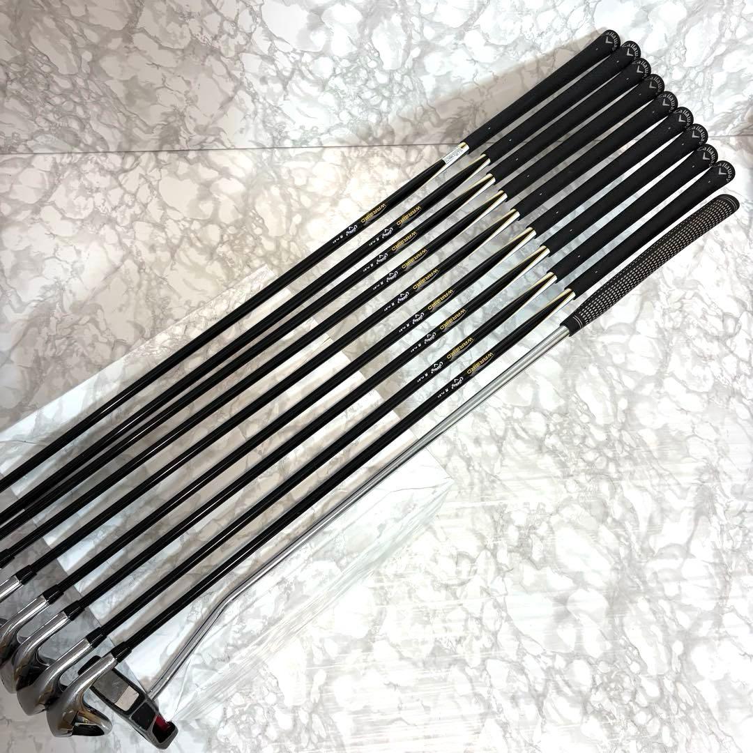 【良品】キャロウェイ ウォーバード メンズゴルフセット フレックスR 右利き用