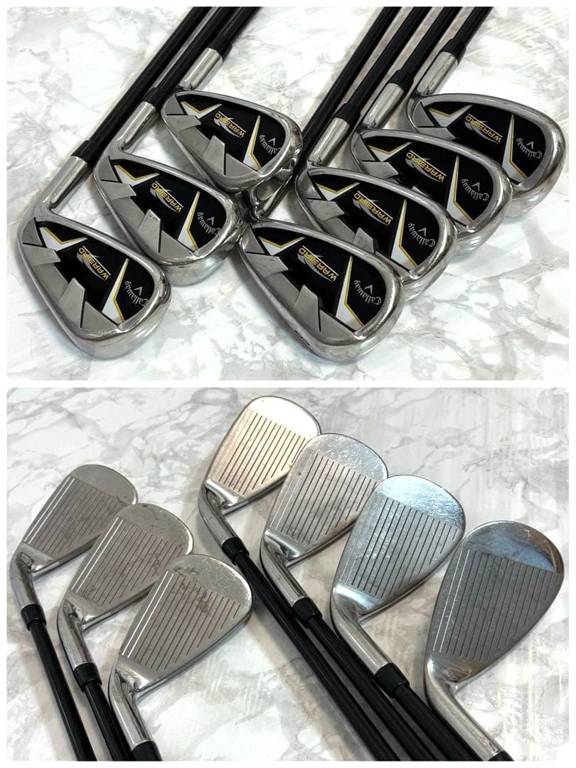 【良品】キャロウェイ ウォーバード メンズゴルフセット フレックスR 右利き用