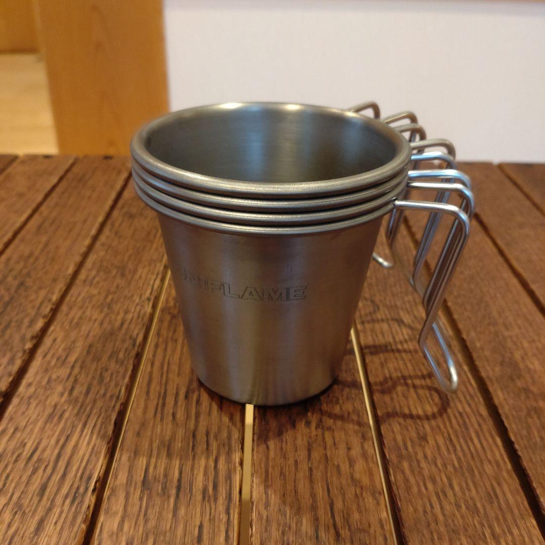 ユニフレーム　チタンスタッキングマグ350　4個セット