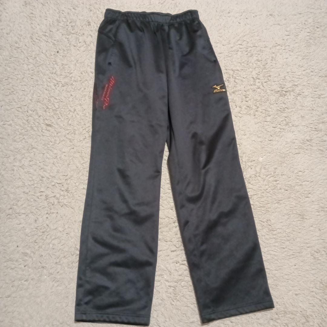 ミズノプロ　セットアップ　スポーツウェア　ジャージ　ブラック　刺繍　ロゴ　O