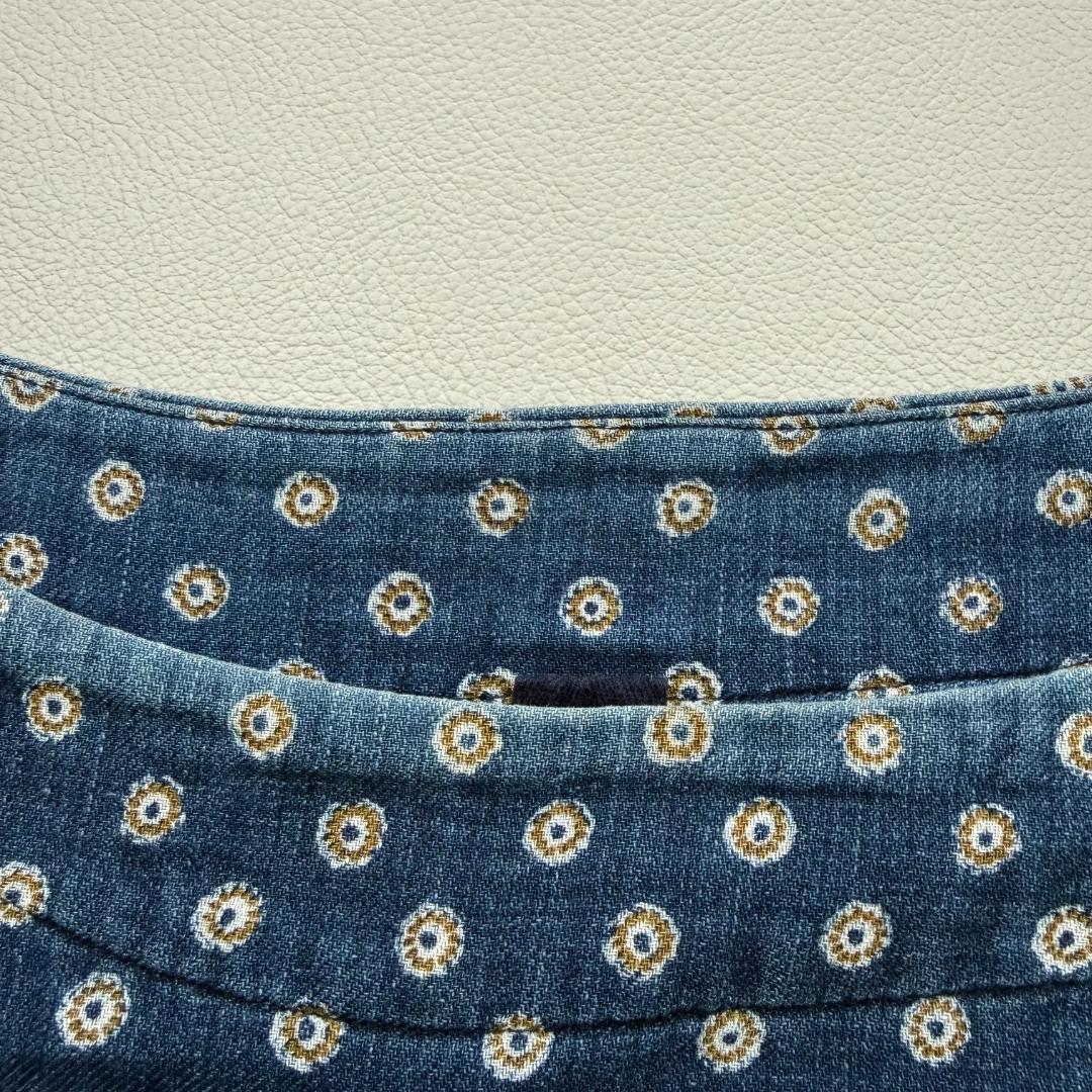 45R 二重織の馬比古ドレス　デニムワンピース　チュニック　ゆったりシルエット