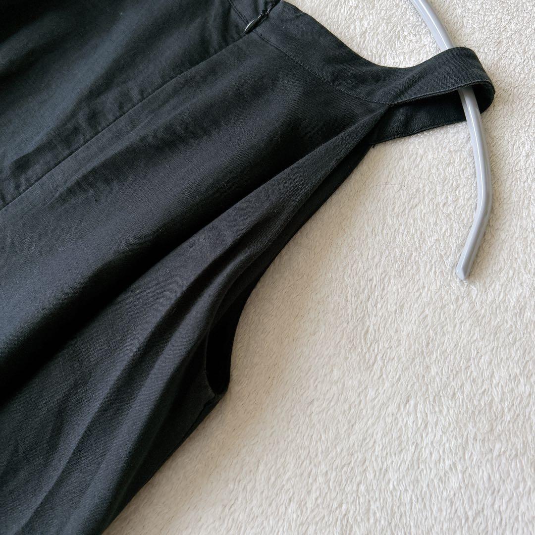 レリューム◆上質　リネン　コットン　ロングワンピース　フレア　洗える　ゆったり