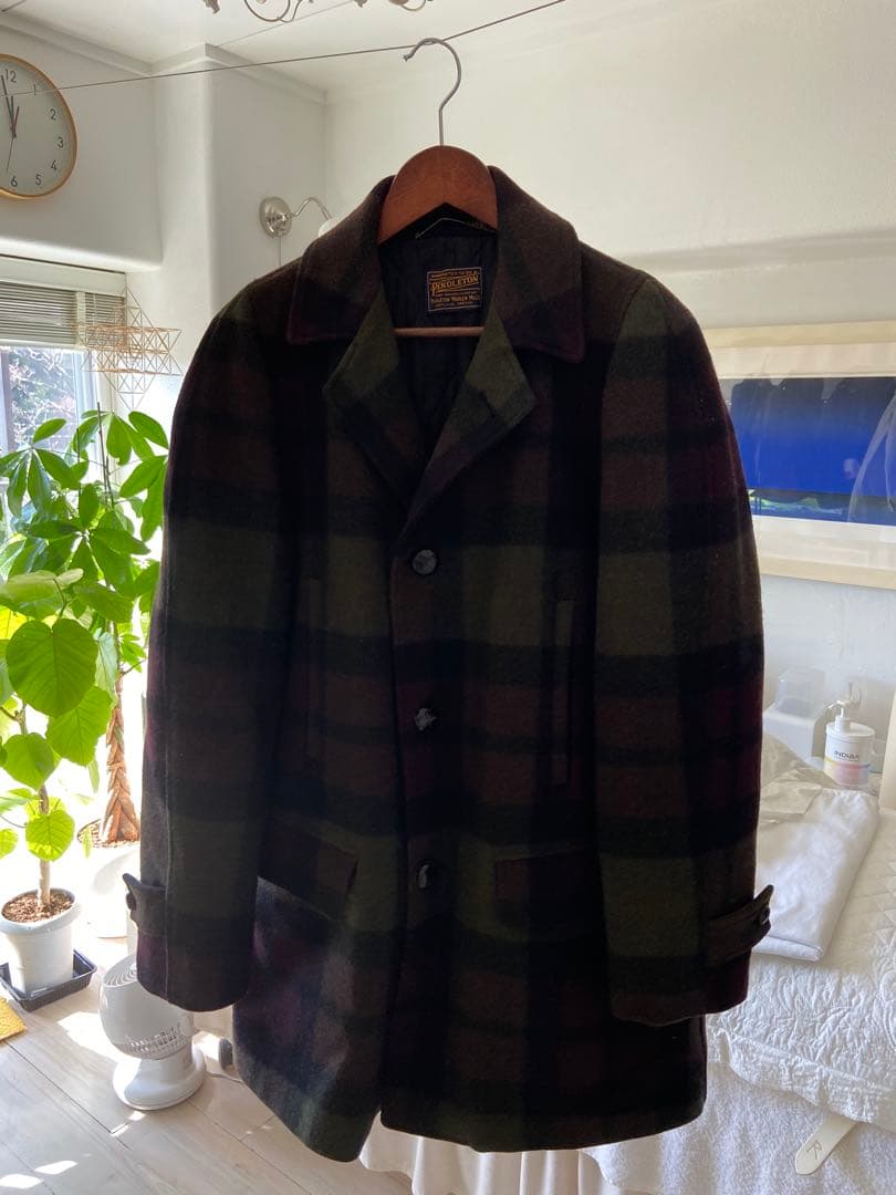 大人お洒落なPendleton ウール チェックジャケット！