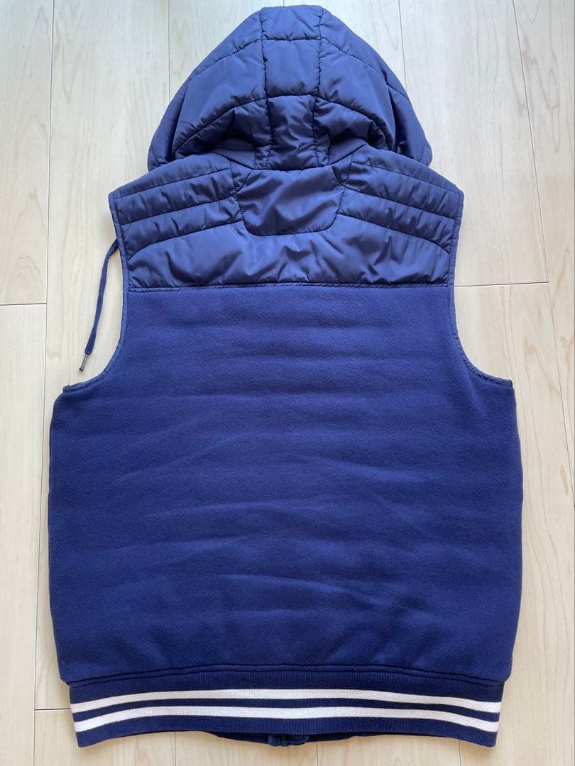 POLO RALPH LAUREN ポロラルフローレンフード付ベストM ネイビー