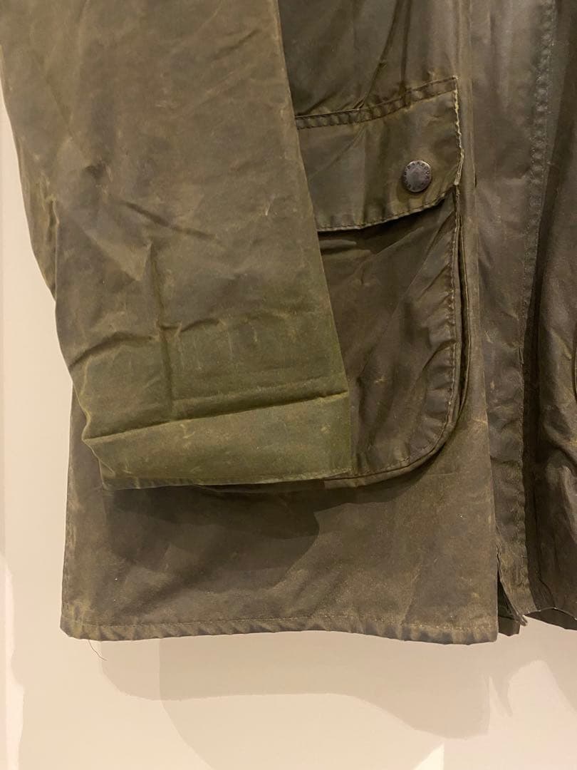 【希少】BARBOUR Bedale 2ワラント 4ポケットc42 YKKジップ