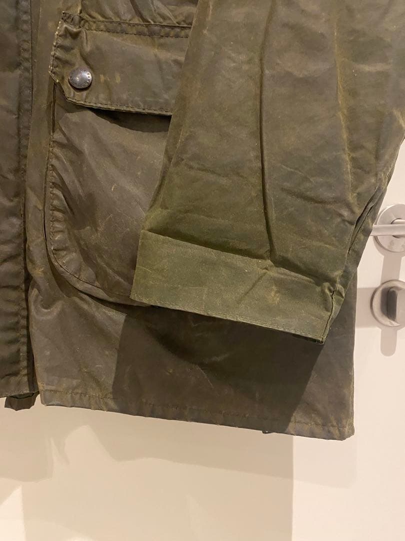 【希少】BARBOUR Bedale 2ワラント 4ポケットc42 YKKジップ