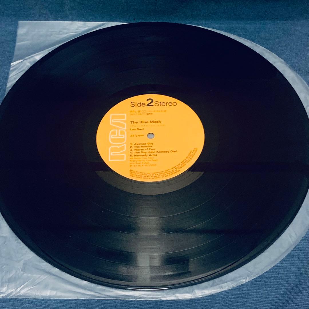 美品日本盤帯付レコード ルーリード『ブルーマスク』