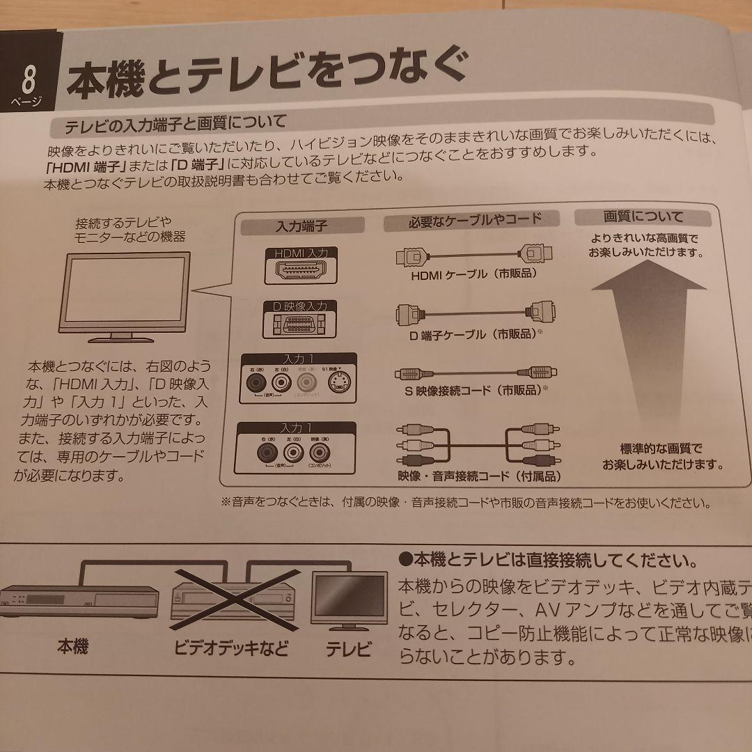 【動作確認済み】REGZA DVDレコーダー (RD-R100)
