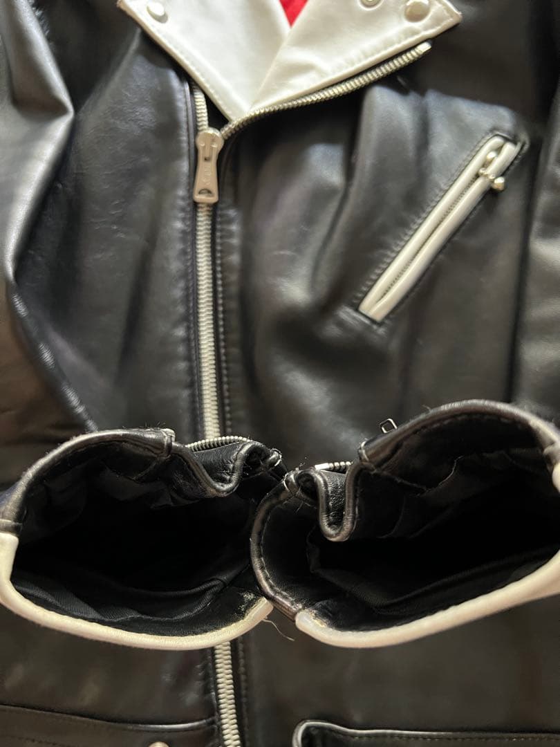 Lewis Leathers ルイスレザーサイクロン バイカラーカスタム 40