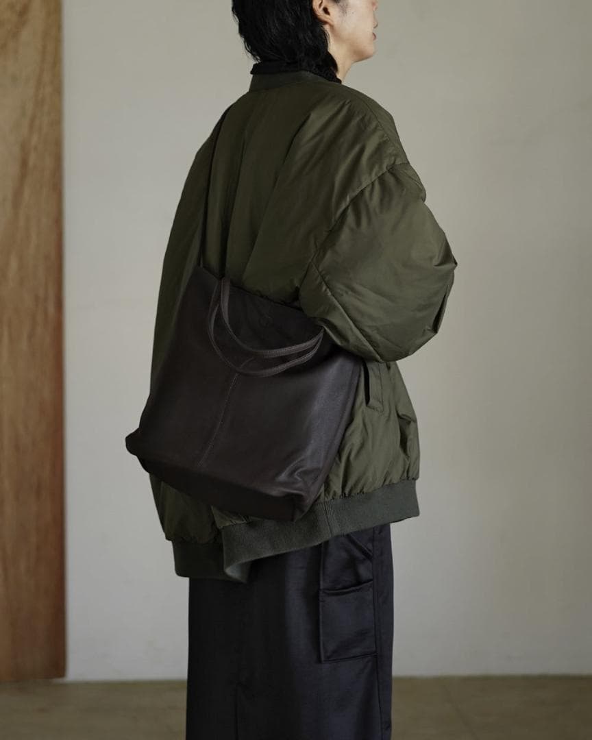 新品■Morphee 3WAY MEDIUM TOTE BAG SHORT 茶色