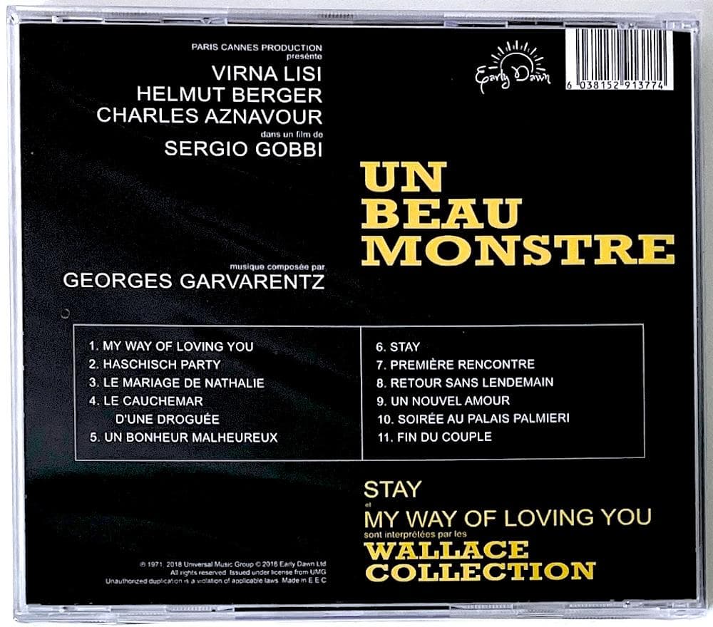 新品 廃盤 CD 雨のエトランゼ サウンドトラック ジョルジュ・ガルヴァランツ