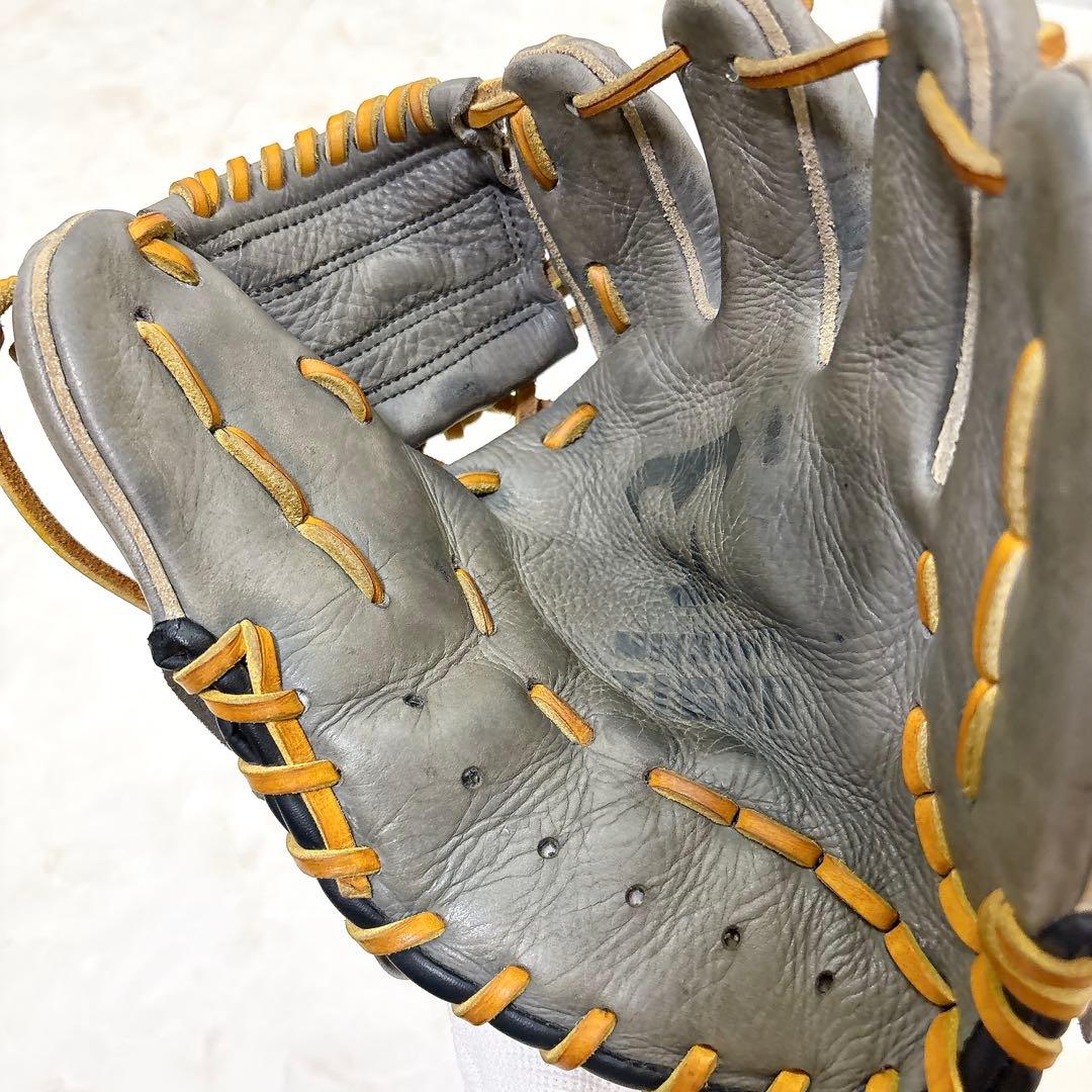 ⚾️ミツワタイガー　一般軟式　内野手グローブ 　右投げ　グレー