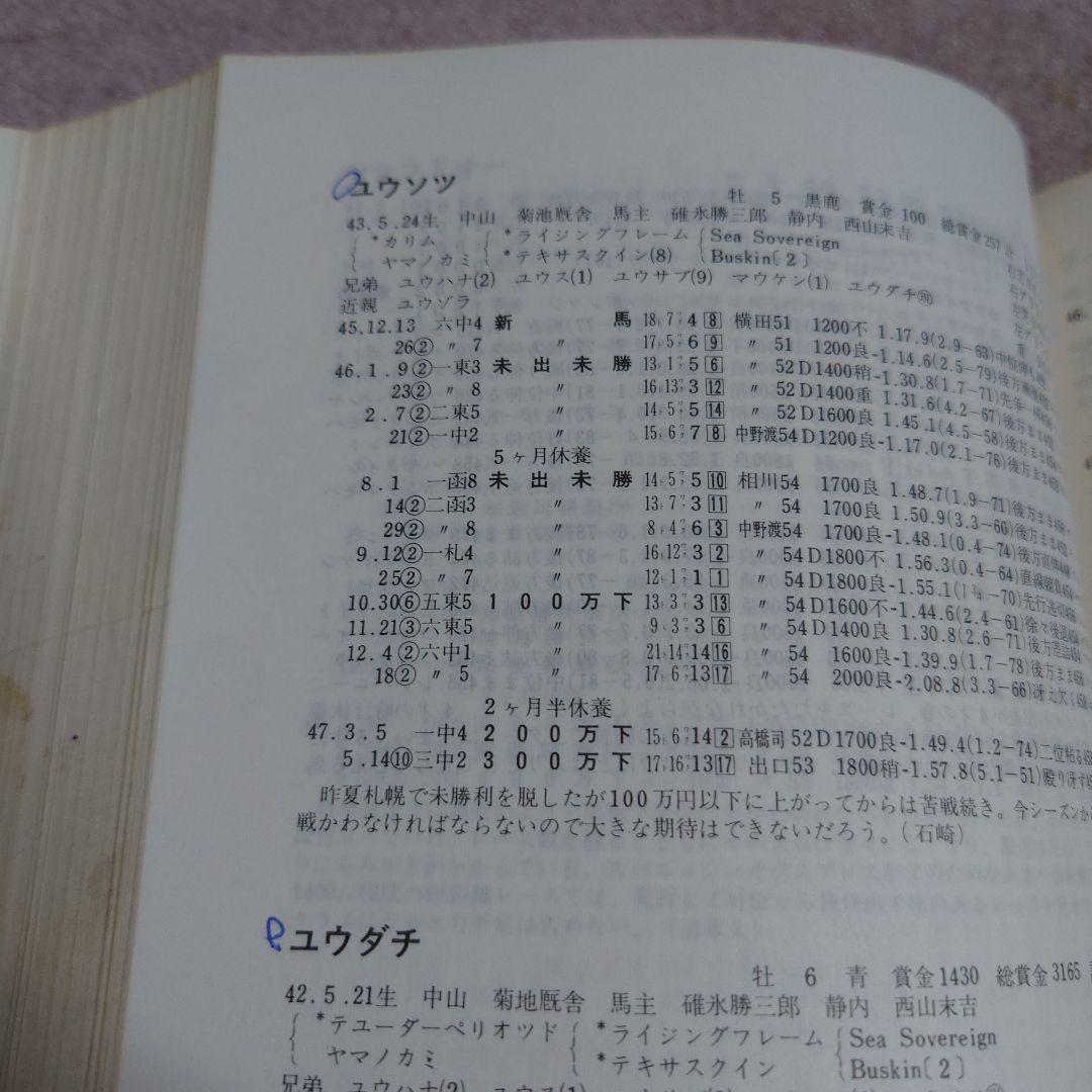 競馬四季報 1972年夏季ダービー号 創刊第２号