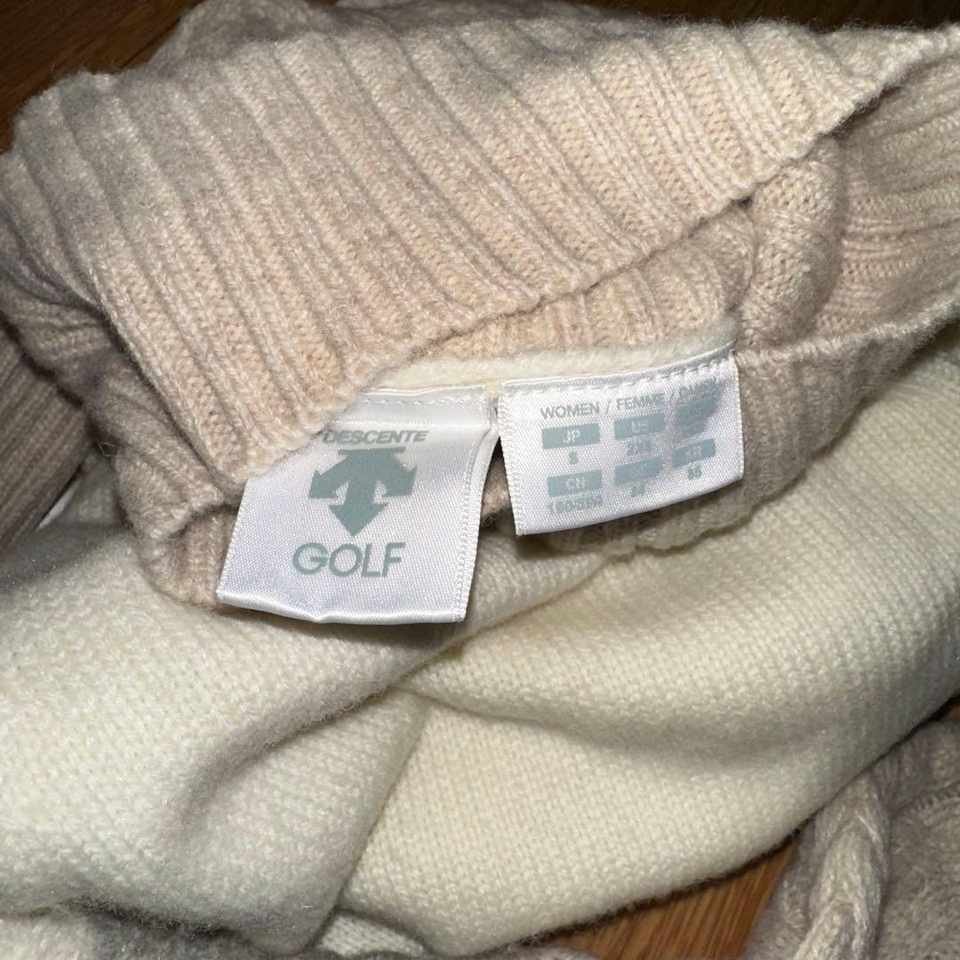 デサントゴルフ、レディース、ニット、秋冬