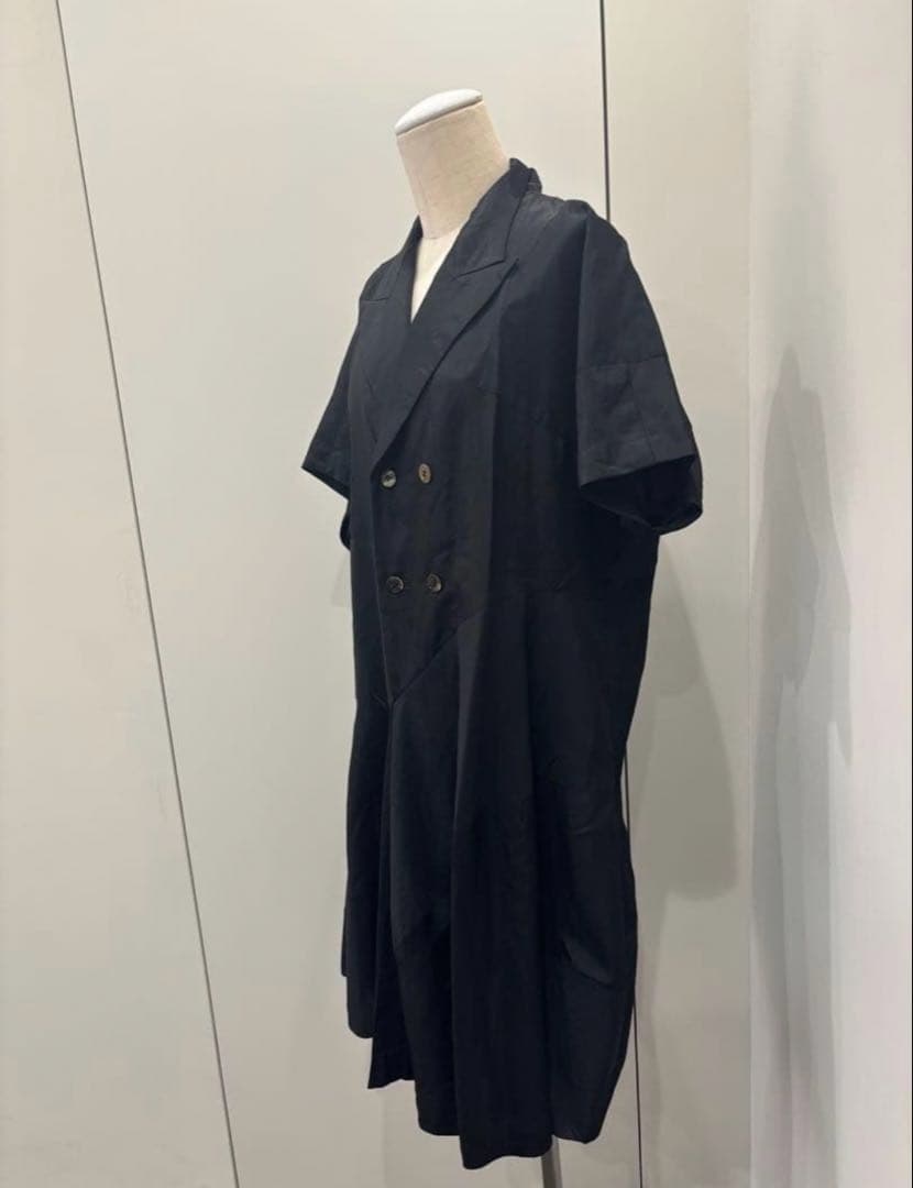 COMME des GARÇONS ブラック 半袖シャツワンピース M