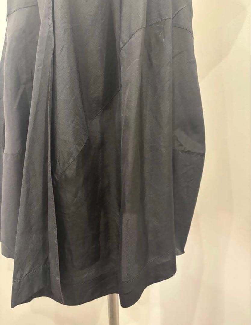 COMME des GARÇONS ブラック 半袖シャツワンピース M