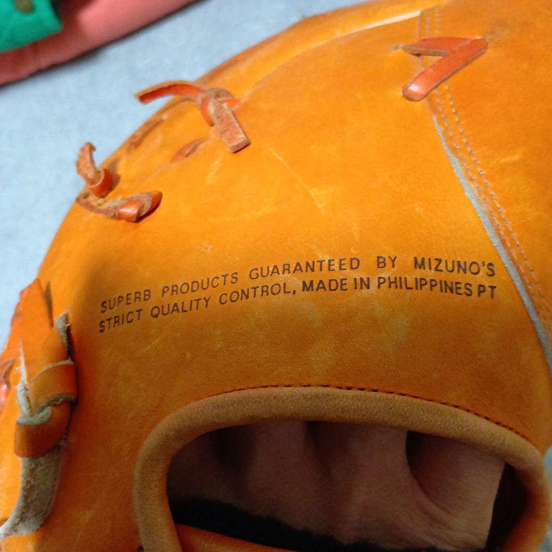 良品 ミズノプロフェッショナル　MIZUNO ファーストミット　青ビューリーグ