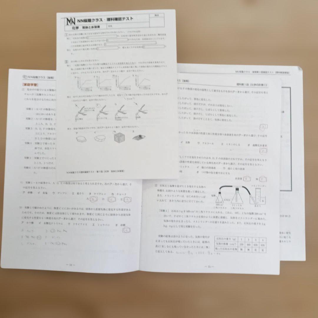 早稲アカ　６年ＮＮ志望校別 後期／桜蔭　４科目＊2026年受験組