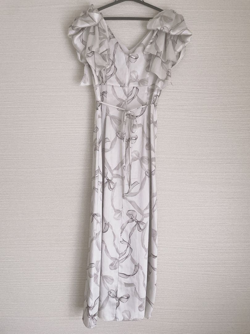 SNIDEL 完売 大人気 リボンスリーブデザインワンピース 00 GBEG