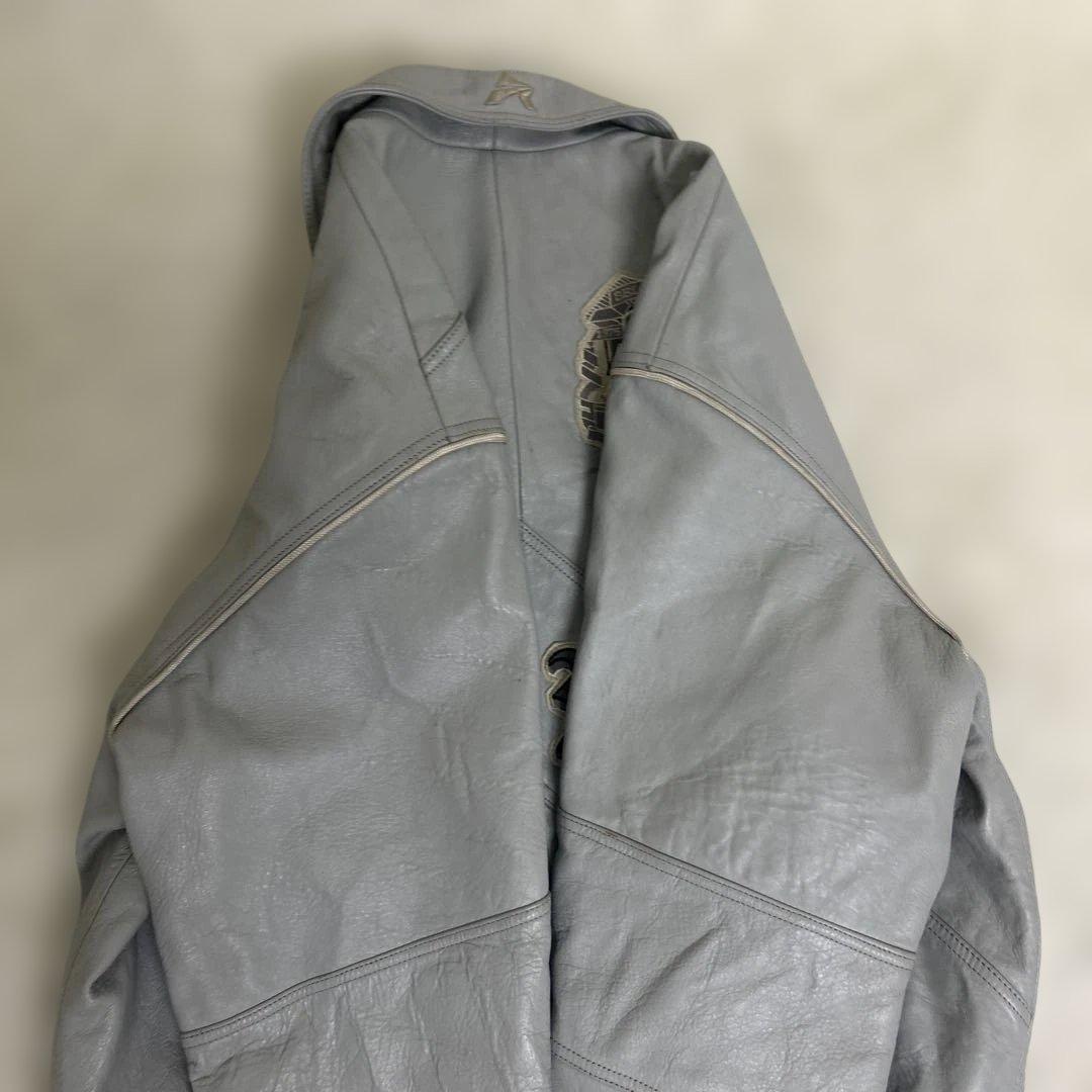 2XLサイズ AVIREX 75Anniversary オールレザースタジャン