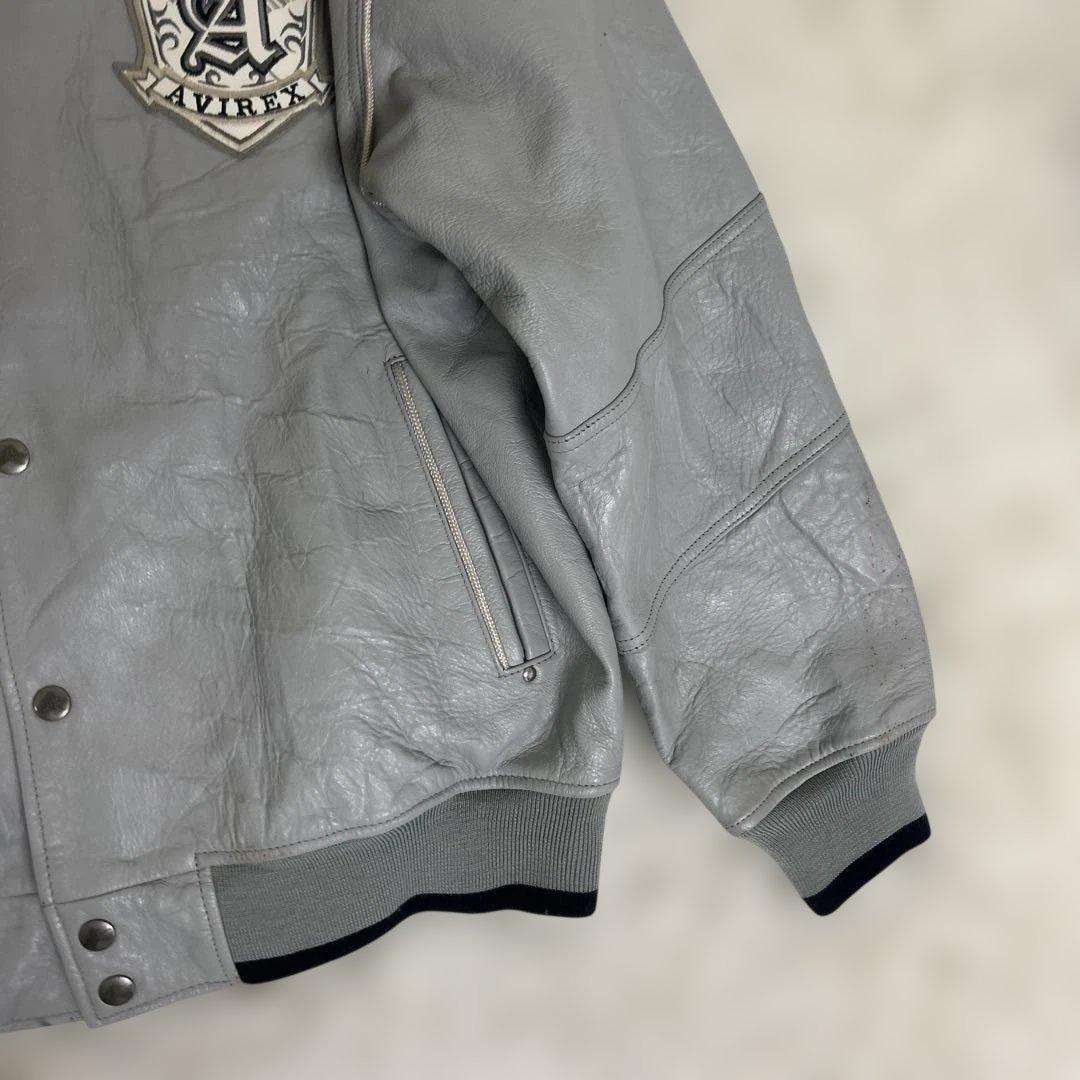 2XLサイズ AVIREX 75Anniversary オールレザースタジャン