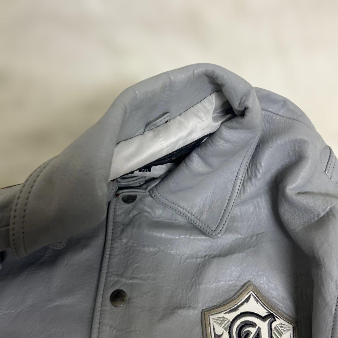 2XLサイズ AVIREX 75Anniversary オールレザースタジャン