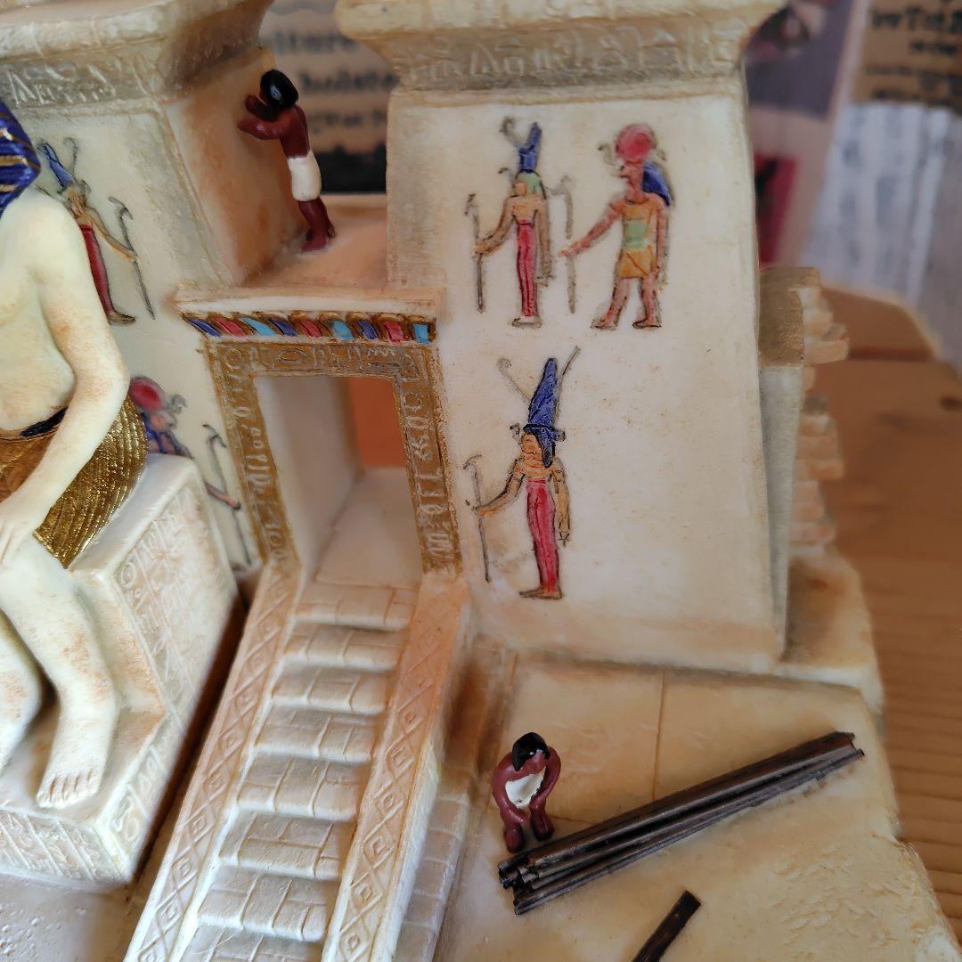 エジプト神殿 ルクソール神殿 ミニチュア ジオラマ カルナック神殿