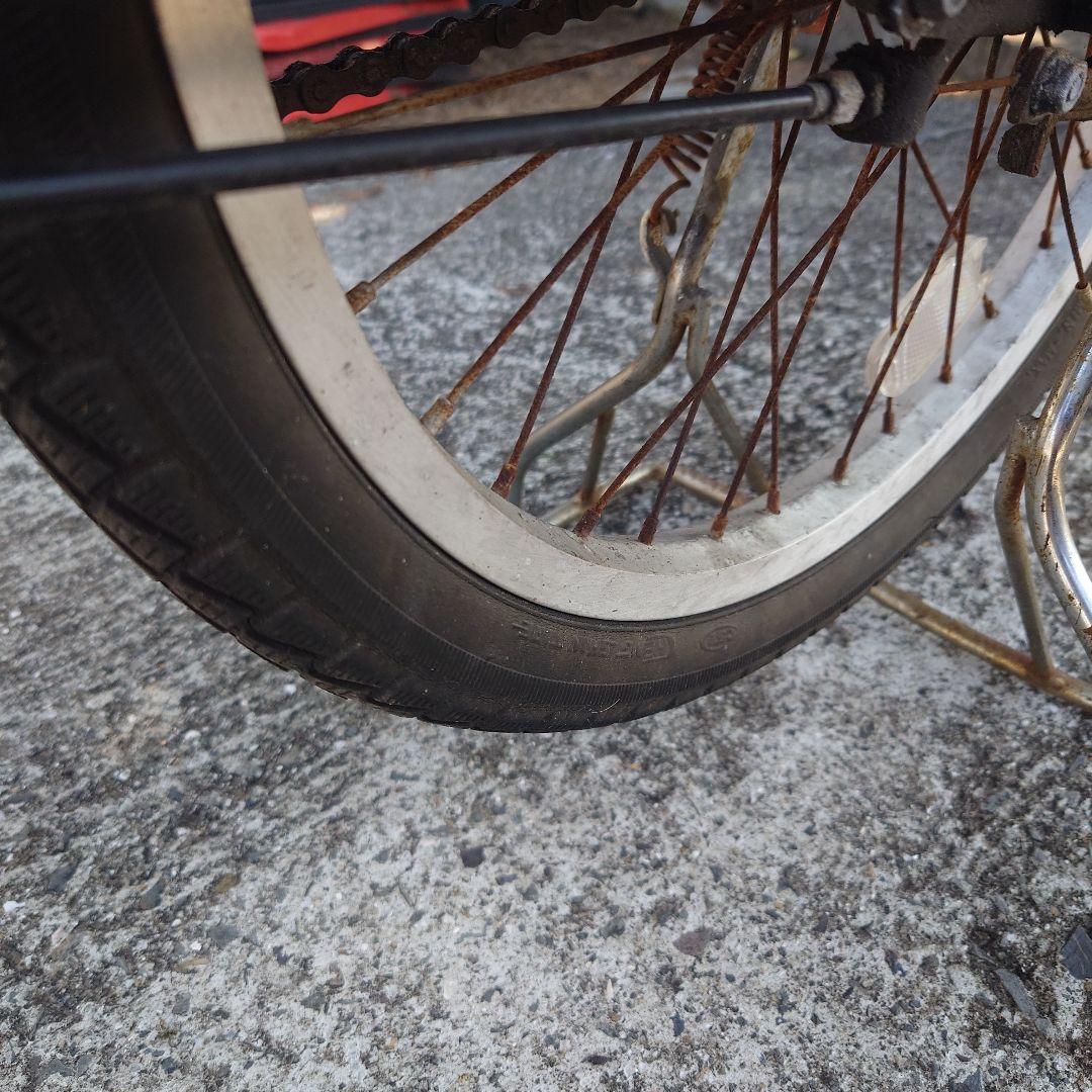 【引取限定】20インチシティサイクル チャイルドシート付き