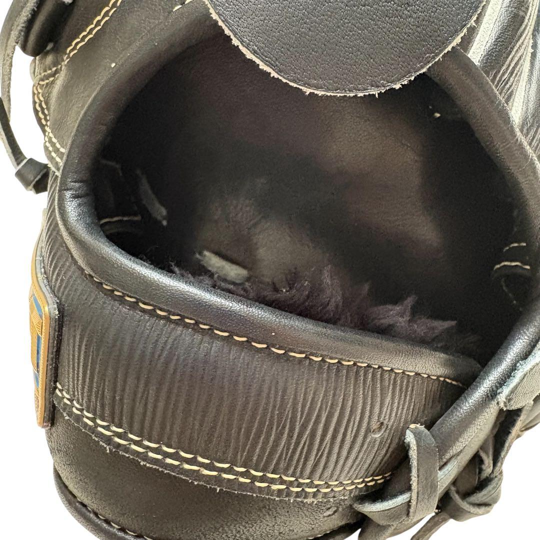 【配送無料】ZETT 左投手用軟式グローブ黒 ネオステイタス BRGB31011